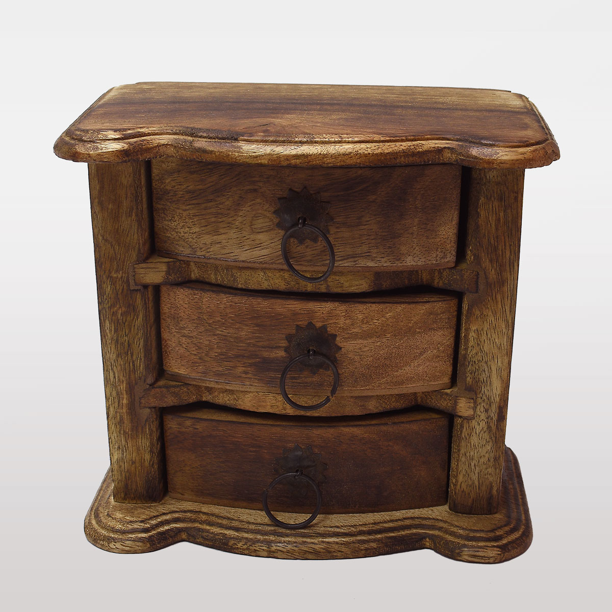 Drveni ormarić 3 fijoke | Orient Emporium